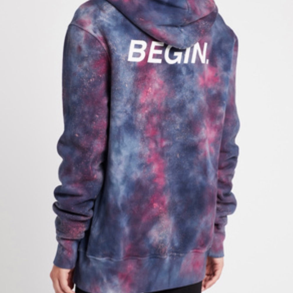 Begin hoodie galaxy tie dye